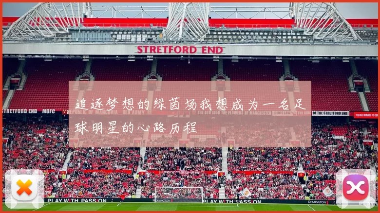 追逐梦想的绿茵场我想成为一名足球明星的心路历程