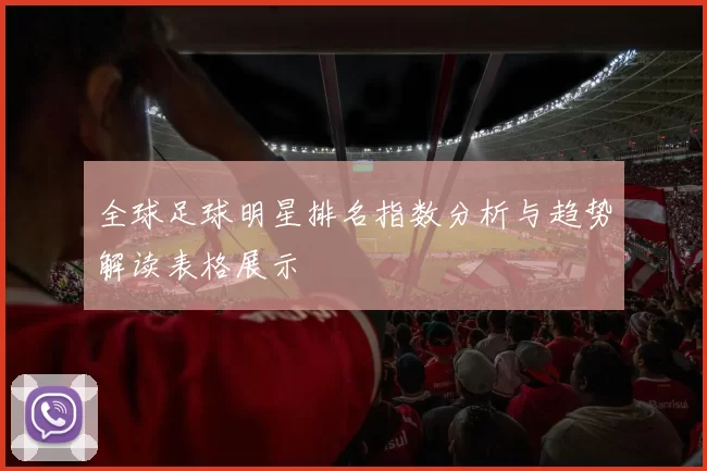 全球足球明星排名指数分析与趋势解读表格展示